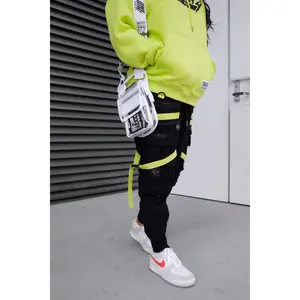 SHWA Logo Embellished Clear Leg Bag for Men - Fanny Packs & Belt Bags