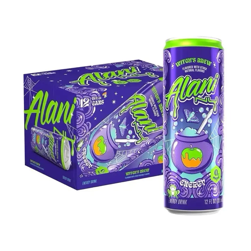 Alani Nu Energy Drink Case 12ct - multiple Flavor choices, 12 Cans of 355ml Each, 140mg of Energy per Can