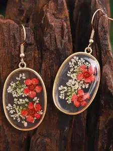 Bohemian Style Flower Pattern Dangle Earrings, Fashion Jewelry for Party, Daily Clothing Decor, Trendy All-match & Exquisite Jewelry for Birthday Gift