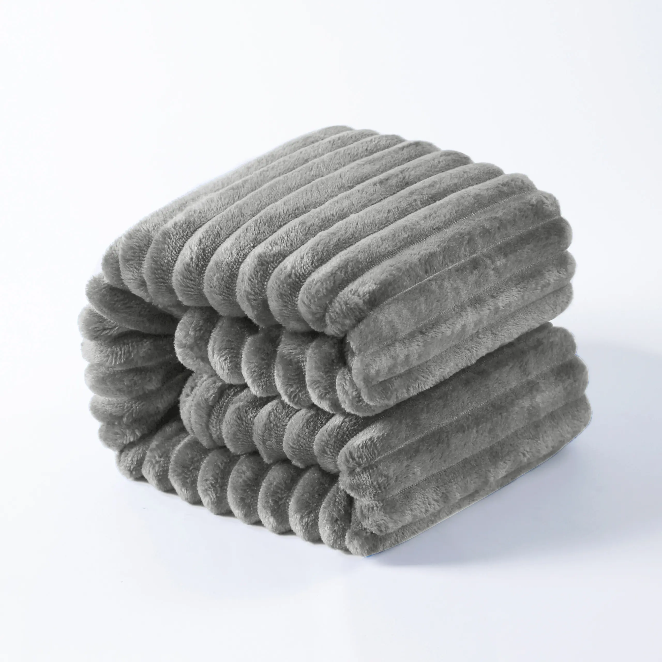 [ Summer Sale Deals ]NTBAY Striped Flannel Fleece Children's Toddler Blanket, Ultra, Soft, Cozy, Lightweight Flannel Fuzzy Blanket, Fluffy Warm Reversible Stripes Design, Ideal for Bed, Couch, Travel, Camping, All Seasons, Home Bedroom Decor, Gifts