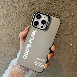 God's Plan Phone Case - Energetic Black English Letter TPU Anti-Fall Full-Covered Precise Protective Case for Iphone Iphone 6/7/8/X/Xs/Xr/Xs Max/11/12/13/14/15/16Pro Max