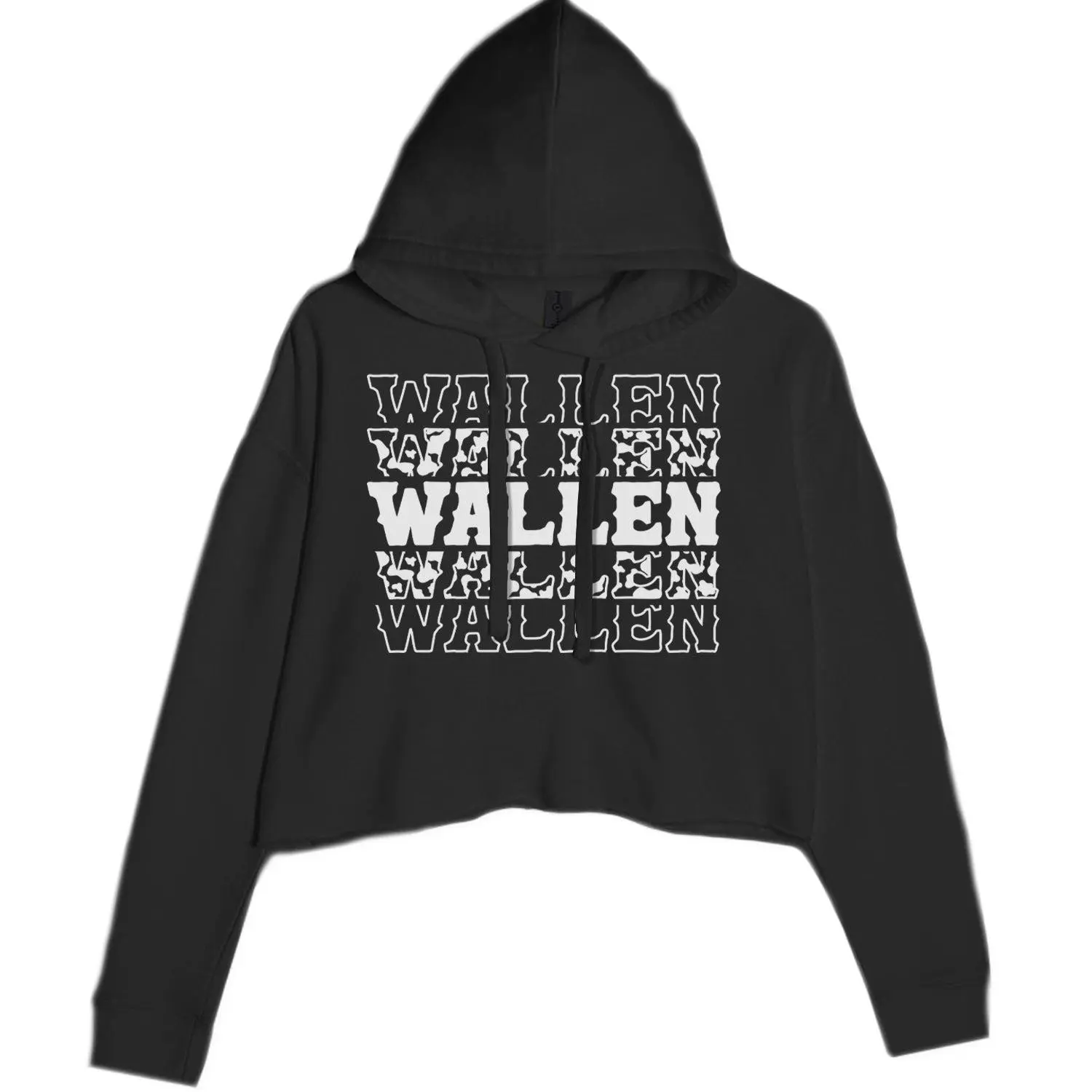 Wallen Country Music Western Cropped Hoodie Sweatshirt