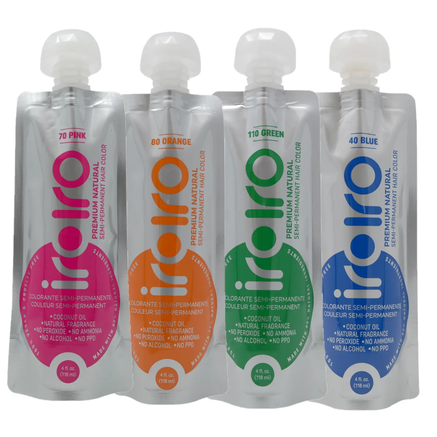 Iroiro Premium Natural Semi Permanent Hair Color