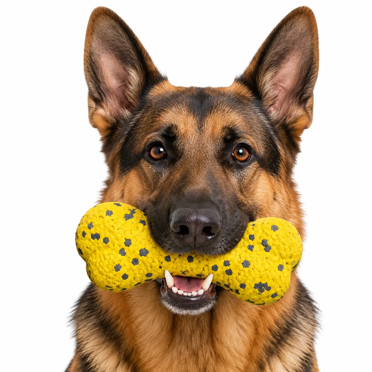 ETPU Dog Bone Chew Toy for Aggressive Chewers, Lightweight Bouncy Fetch Toy, Interactive Play, Teeth Cleaning, Mental Stimulation, Medium/Large Dogs