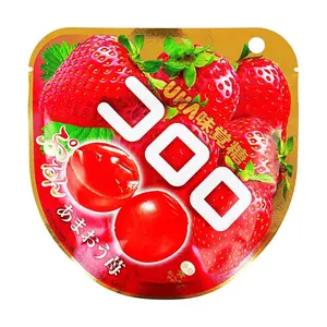 UHA Taste of Japan Gummy - Amaou Strawberry Flavor - 40g - Real Fruit Juice Candy