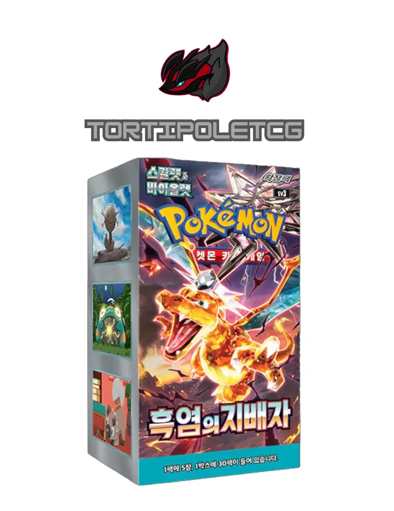 pokemon ruler of the black flame booster box-sv3 - TikTok Shop