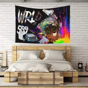 Rapper 40x60in Tapestry J.Wrld Wall Hanging Room Decor Hip HopTapestry for Bedroom Dorm Banner