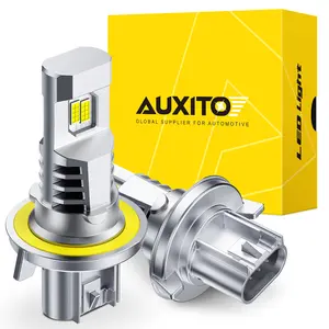 AUXITO 2007-2012 Nissan Sentra -H13/9008 High & Low Beam LED Headlight Bulbs,120W 40000LM 6500K Cool White,60,000Hrs Long Service Life,No error,CANBUS Ready,No Flickering, Plug and Play