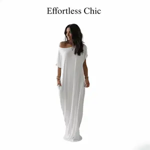 The Loose White Maxi That Hides All The Right Places