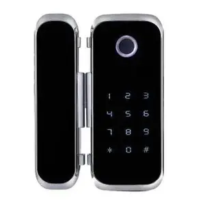 Wi-Fi Glass ONLY Fingerprint Pin Code or Card Access Door Lock M901S-W for Swinging Doors keyless entry lock