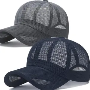 1/2Pcs Hollow Mesh Baseball Caps - Ultra Breathable Cooling Sun Hats for Summer Outdoors