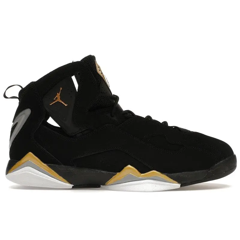 Jordan Men's True Flight Black Metallic Gold, from StockX