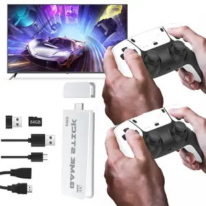 M15 Pius Retro Game Console Joystick, Classic 4K HDMI Plug-and-Play TV Gaming Stick with 23 Emulators and 20,000+ Games, Video Gamepad Console
