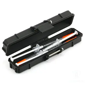 Mini Syringe Travel Case | 8.98 × 2.48 × 1.53 inches (L × W × H)  Preloaded Storage | Travel Syringe Organizer for GLP-1 & Peptides