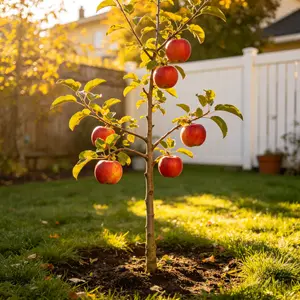Plant Apple Tree Saplings and Enjoy Fresh Apples from Your Own Orchard. Adaptable to Various Climates, Low Maintenance, Easy to Grow, Perfect for Home Gardens or Small Orchards – Harvest Fresh, Natural Apples and Add Greenery to Your Home!