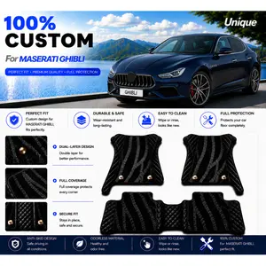 Car Floor Mats for Maserati Ghibli.Maserati GranTurismo.Maserati Levante.Maserati Quattroporte.Maserati Grecale.Left Hand Drive or Right Hand Drive  2008 2009 2010 2011 2012 2013 2014 2015 2016 2017 2018 2019 2020 2021 2022 2023 2024 2025 2026