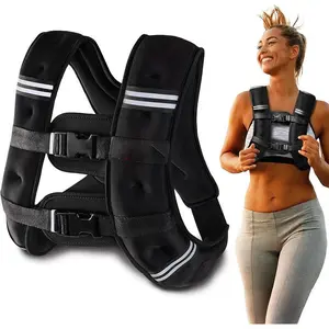 Weighted Vest - Weight Vest for Running, Strength & Muscle Building, Features Reflective Stripe for Safe Outdoor Workouts (available in 6lbs to 30lbs)