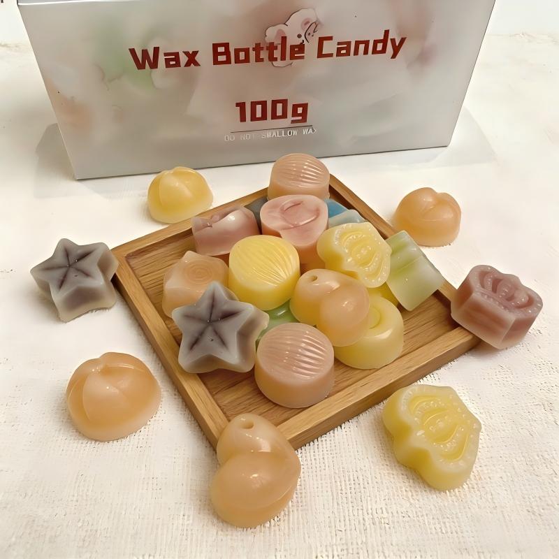 A “Better For You” Bite: Lower-Sugar Wax Bottle Candies with Real Fruit Essence. Satisfying Crunch, Fun Factor. A Mindful Nostalgia Treat for Health-Conscious Women & Teens. Snack Bonbon Sweet frozen
