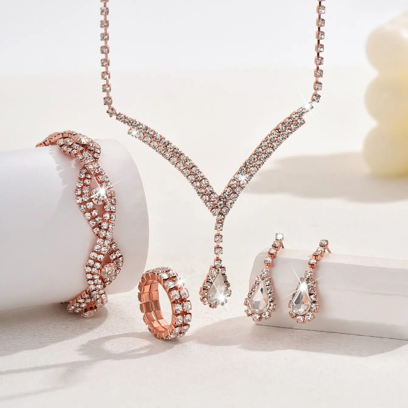 630+746+424 2 rose gold (necklace+earrin