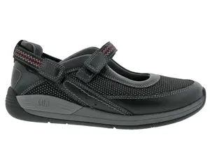 Drew Triumph Women Orthopedic Casual Shoes In Black Combo Closed Trainer