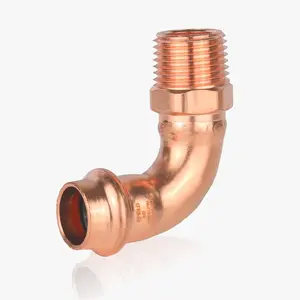 2" Copper Press X Male 90° Elbow