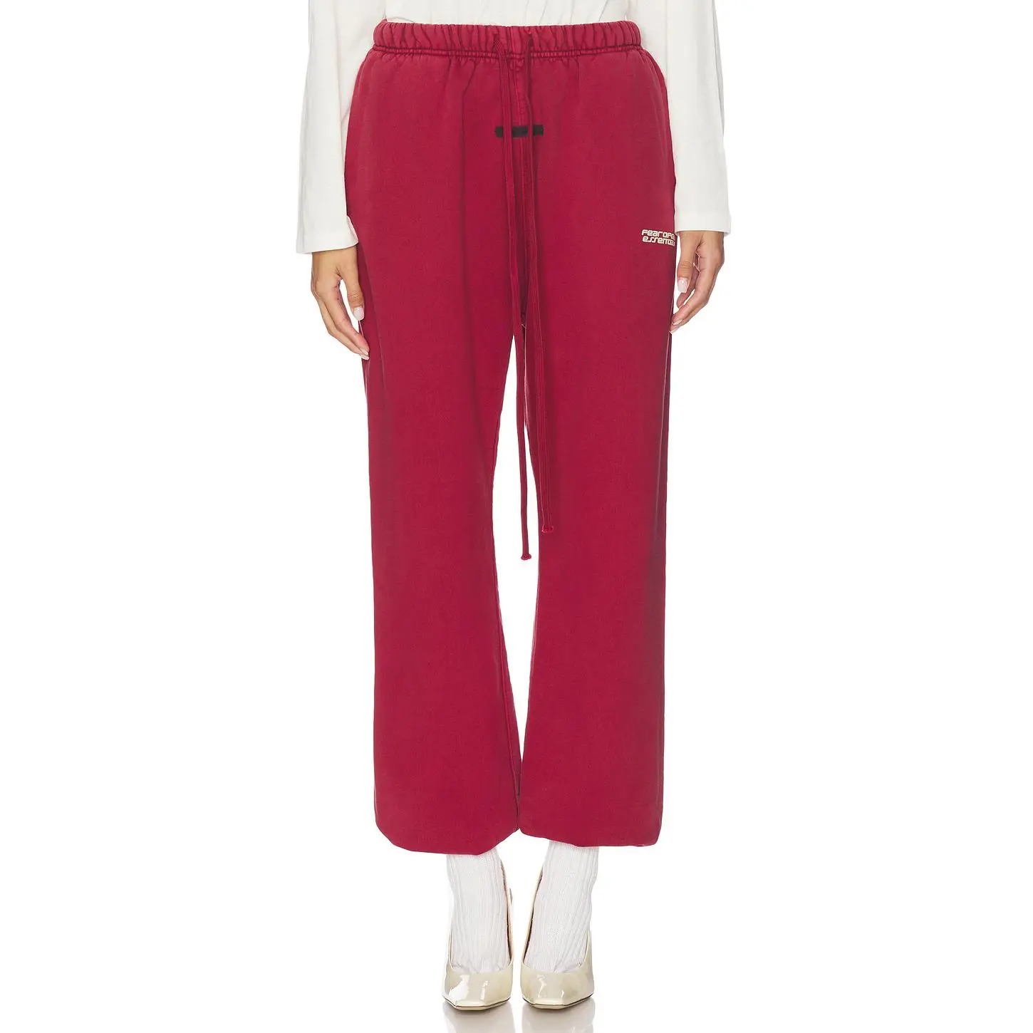 Fear of God ESSENTIALS Classic Sweatpant in Crimson