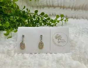 Shimmery Studs Set | Polymer Clay Earrings
