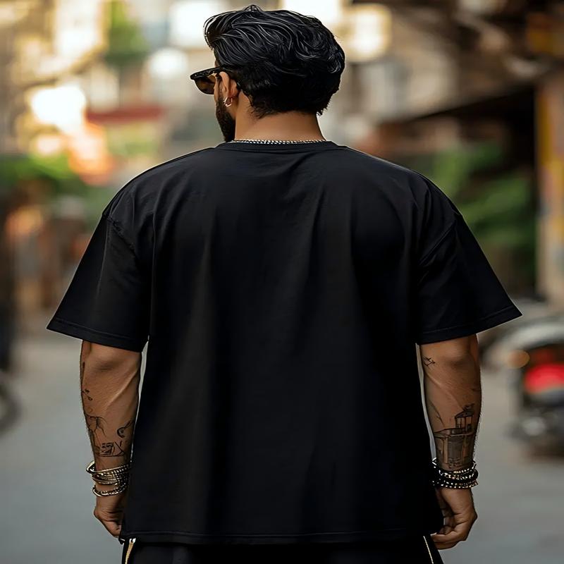 Large size men's "softball coach" pattern print t-shirt for summer, fashion casual short sleeve t-shirt for outdoor sports - for Dads, gym session, durable heavy cotton, for Women, vintage style