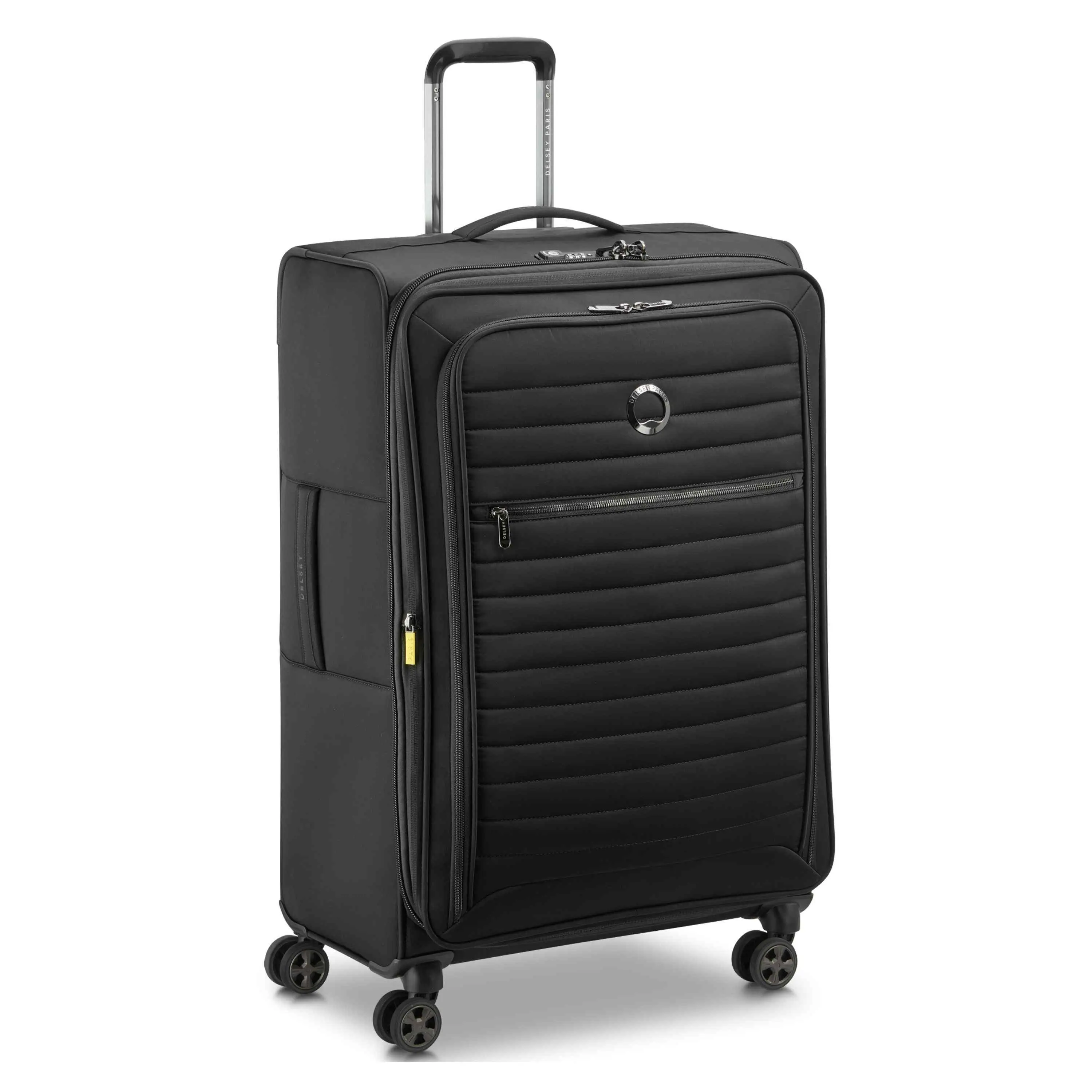Delsey Paris Cruise 3.0 Softside Large Expandable Spinner Luggage - Durable, 4-Wheel, Functional, Protective, Self-Locking Checked Luggage, Durable Checked Luggage