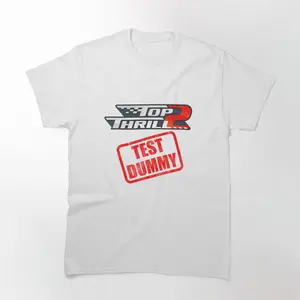 Top Thrill 2 Test Dummy T-Shirt | Celebrate the Iconic Roller Coaster with a Fun Design | Perfect for Theme Park Enthusiasts