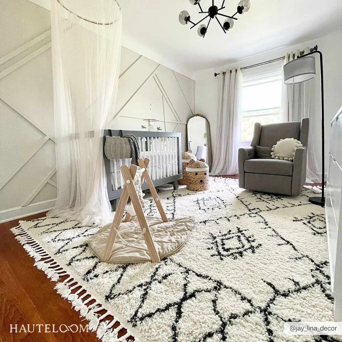 Emlenton Berber Shag Area Rug with Tassels - Clearance