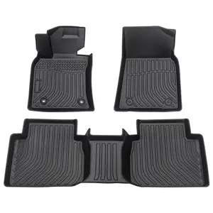 3D All Weather Floor Mats for 2018-2025 Toyota Camry Front + Rear TPE Car Liners