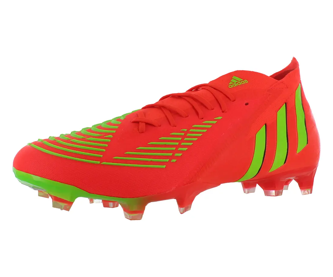 Adidas Predator Edge.1 Firm Ground Soccer Cleats, Unisex Professional Lace-up Shoes for Precision Ball Control, No
