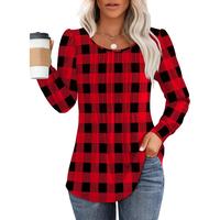 plaid Black Red