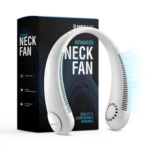 Stay Cool Anywhere — The Bladeless Neck Fan That Runs for 16 Hours