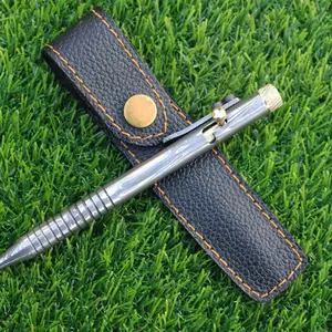 luxury Damascus steel ballpoint pen Handcrafted with Brass Accents,Christmas Gift Wedding gift Father Day gift,graduation gift Birthday Gift