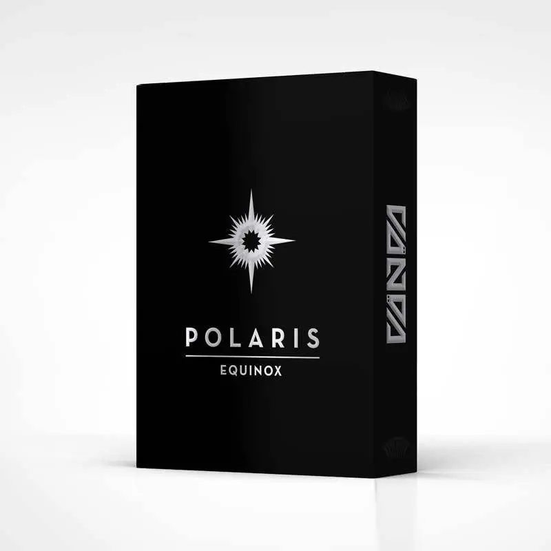Polaris Equinox Dark Edition Deck of Cards - Edgy Standard Decks, Magic Tricks, Modern Art, Full Bleed Backs - Toys & Hobbies Card Games for 12+ Years