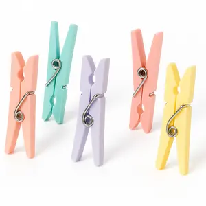 Colorful Clothespin Baby Shower Favors