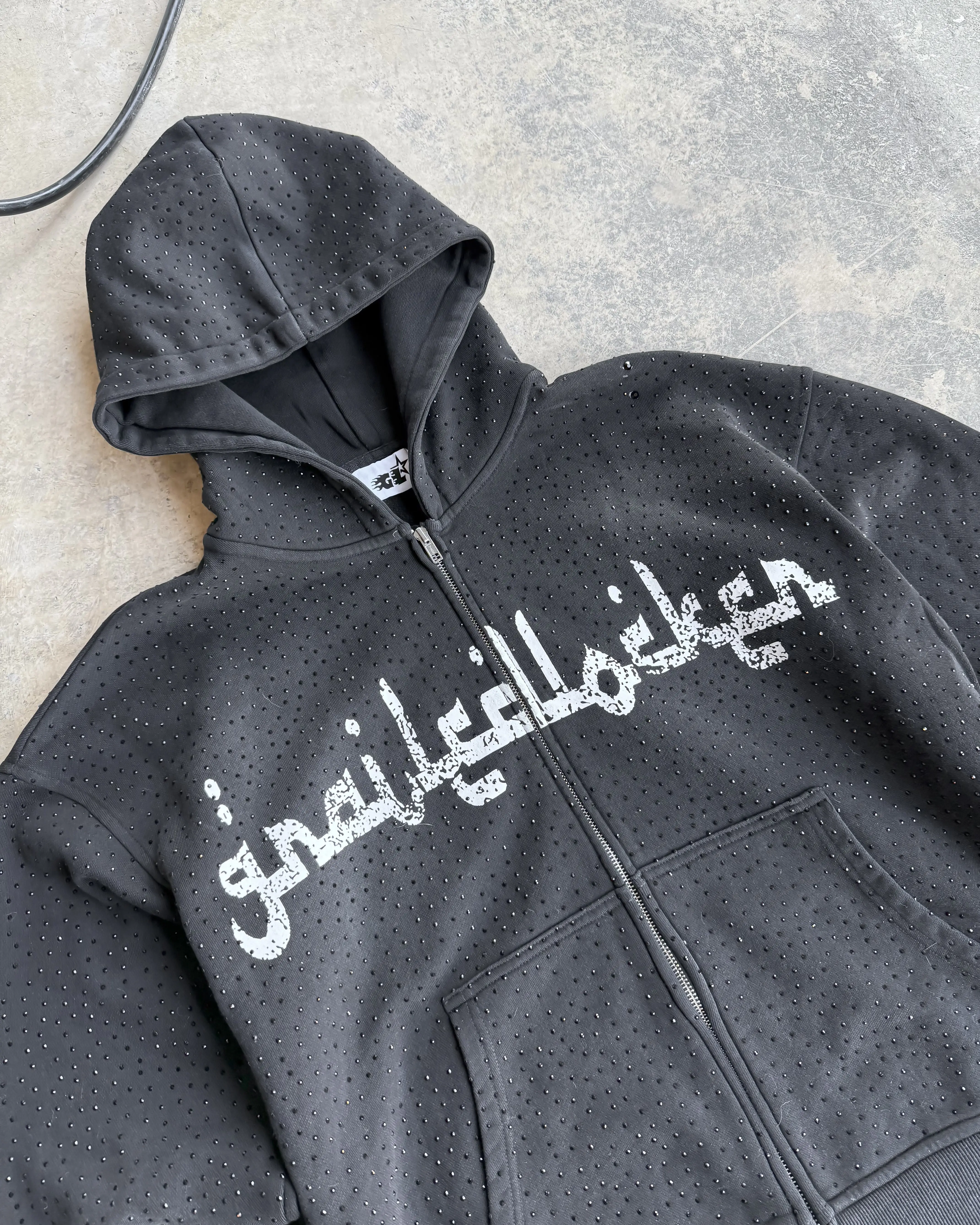 Arabic Grailed Locker Zip Up Hoodie - TikTok Shop