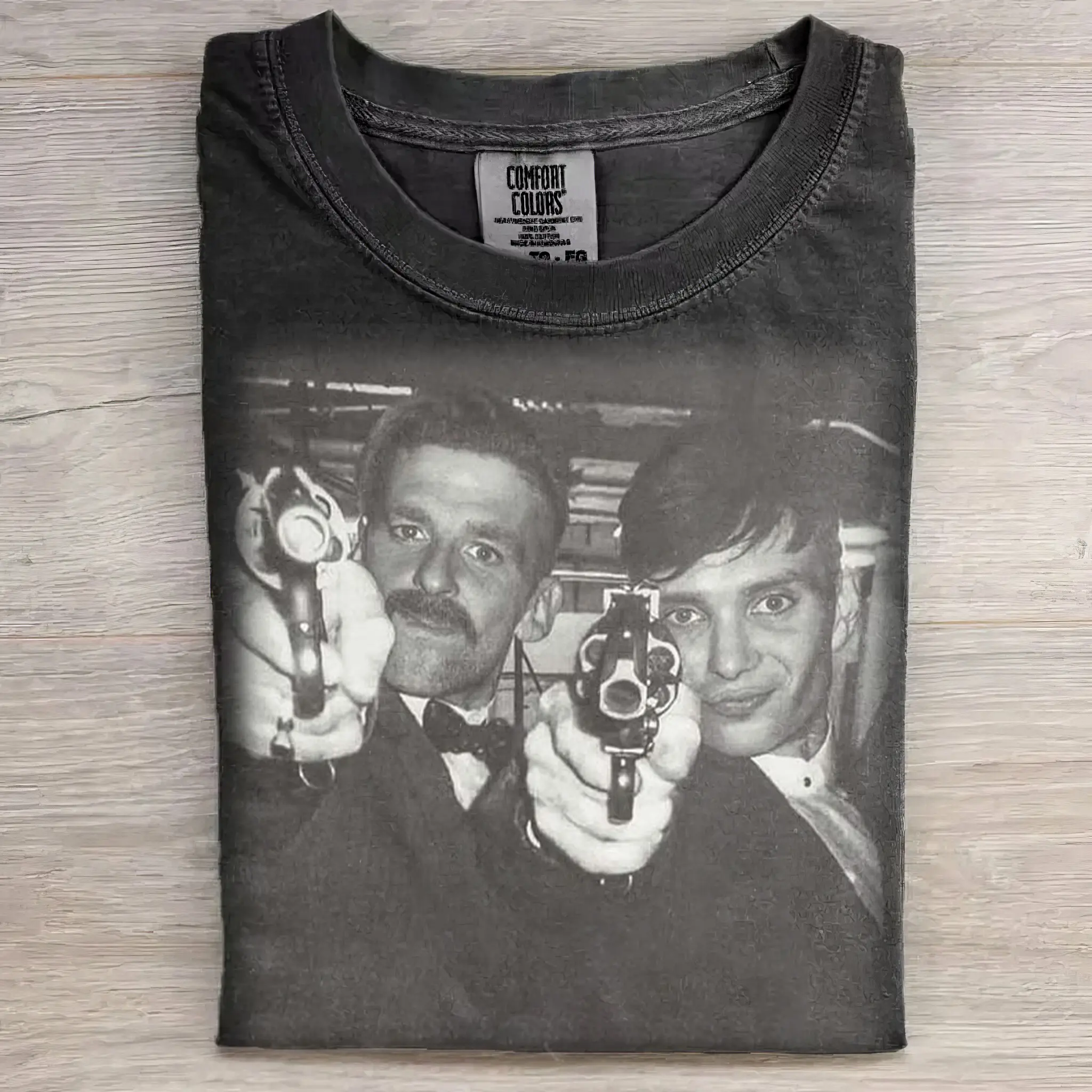 Comfort Colors Vintage Arthur and Tommy Shelby T-shirt, Peaky Blinders Movie Tee, Gift For Boyfriend Gift For Girlfriend Menswear Top Crewneck Streetwear Womenswear