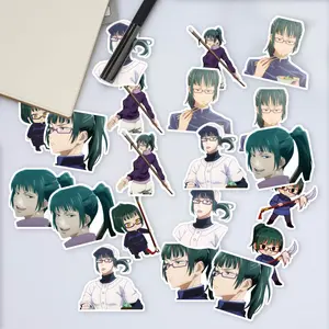 Stickers Pack 20 Pcs  Luggage Kaisen Colorful Bike Anime Bumper Skateboard Zenin Aesthetic Maki Laptop Vinyl Car Water Waterproof Bottle Guitar