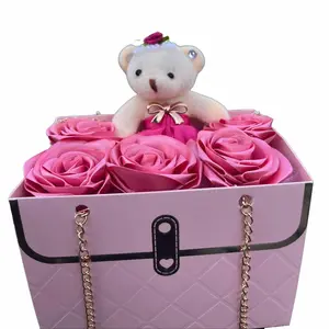 Ribbon Rose Purse Bouquet Gift