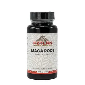 Maca Root Peruvian Ginseng Capsules - Natural Herbal Product for Health and Wellness