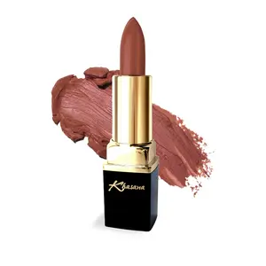 Khasana Matte Lipstick. Long Lasting Hydrating Lip Color, Moisturizing Creamy Formula, Infused with Vitamin E and Vitamin C. Creamy Lipstick