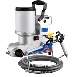 RLIRUN Airless Paint Sprayer, 110V Water-Based Latex Paint Sprayer with 16.4 ft Hose for Indoor and Outdoor Painting
