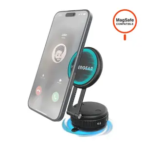 HyperGear Mag Vac Magnetic Phone Mount with Vacuum Suction Cup Base