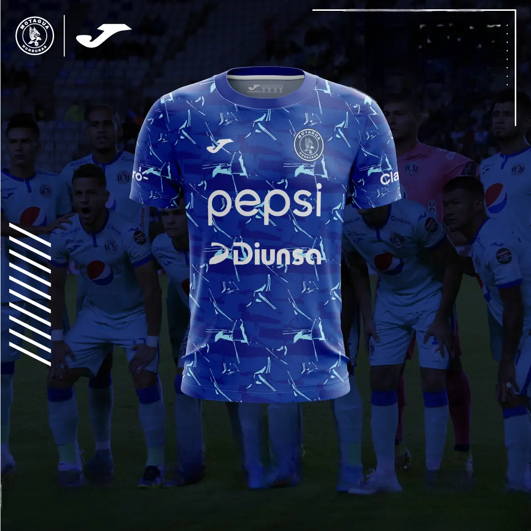 Men's Outdoor Sports, Camiseta del Motagua, Oliimpia jersey, Round Neck Football Long Sleeves Shirt, Sporty Football Jersey