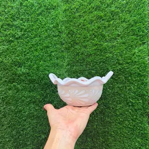 Relieve Cazuelita Salsera Mediana Multiuso Medio Litro Blanco  Only Sets.