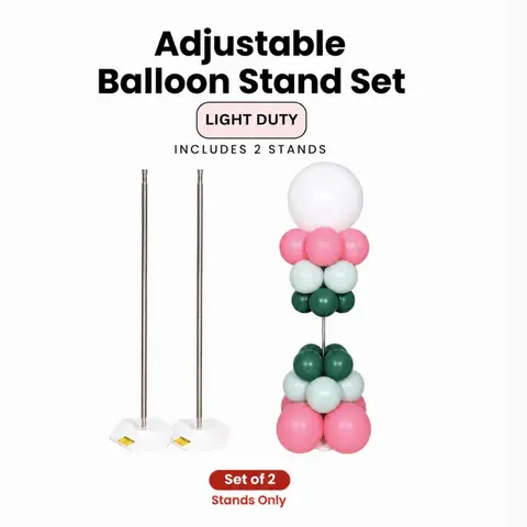 Adjustable Balloon Stand  I Set of 2
