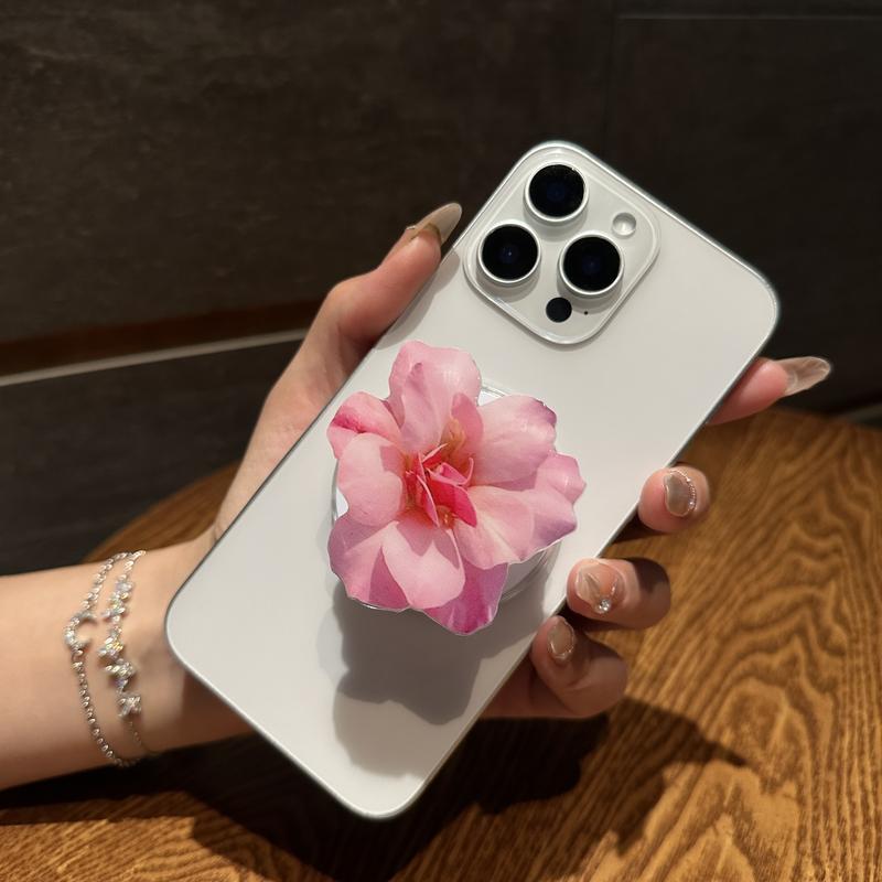 Orchid Acrylic Drop Glue Mobile Phone Holder Desktop Folding Portable Orchid Mobile Phone Grip HN124